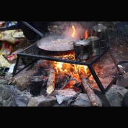 Foldbar blgrill heavy duty