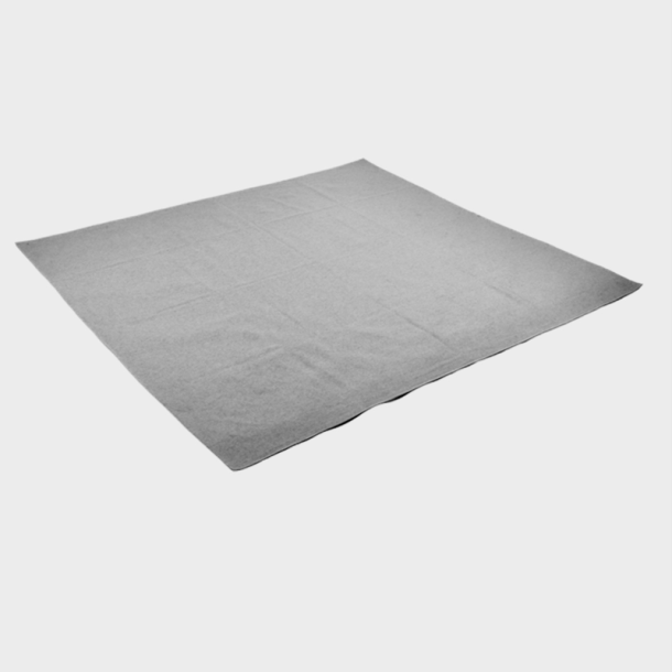 Uldtppe - 100% Uld - Lys Gr