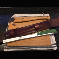 Vrktj taske til kse og sav ( Lder )